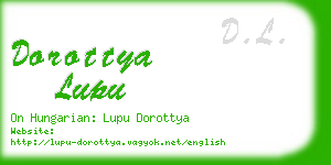 dorottya lupu business card